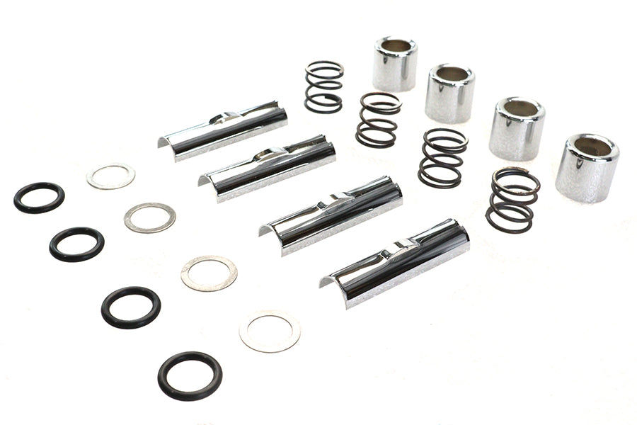 HARLEY Upper Pushrod Cover Kit Chrome Fits 1986-1990 XL,