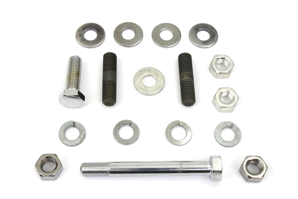 HARLEY Chrome Gas Tank Mounting Kit Fits 1941-1984 FL,   1936-1940 EL,