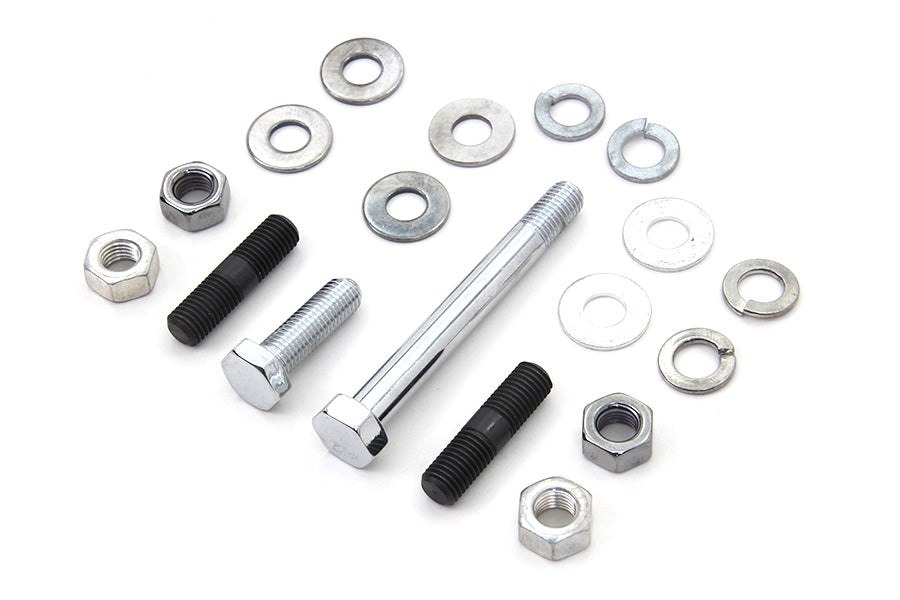 HARLEY Chrome Gas Tank Mounting Kit Fits 1941-1984 FL,   1936-1940 EL,