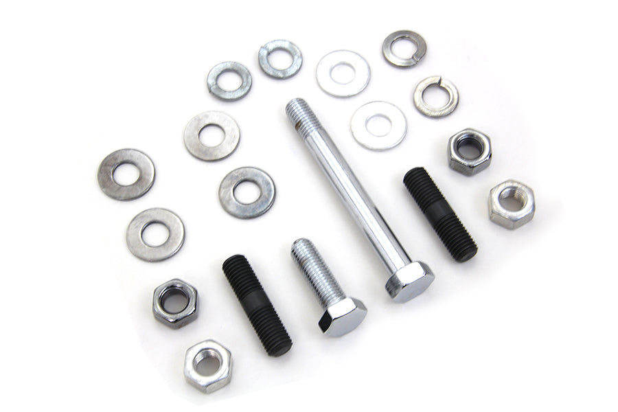 HARLEY Chrome Gas Tank Mounting Kit Fits 1941-1984 FL,   1936-1940 EL,