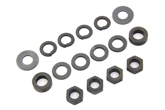 HARLEY Footboard Stud Mount Kit Parkerized Fits 1936-1940 EL,   1941-1964 FL,   1936-1940 UL,