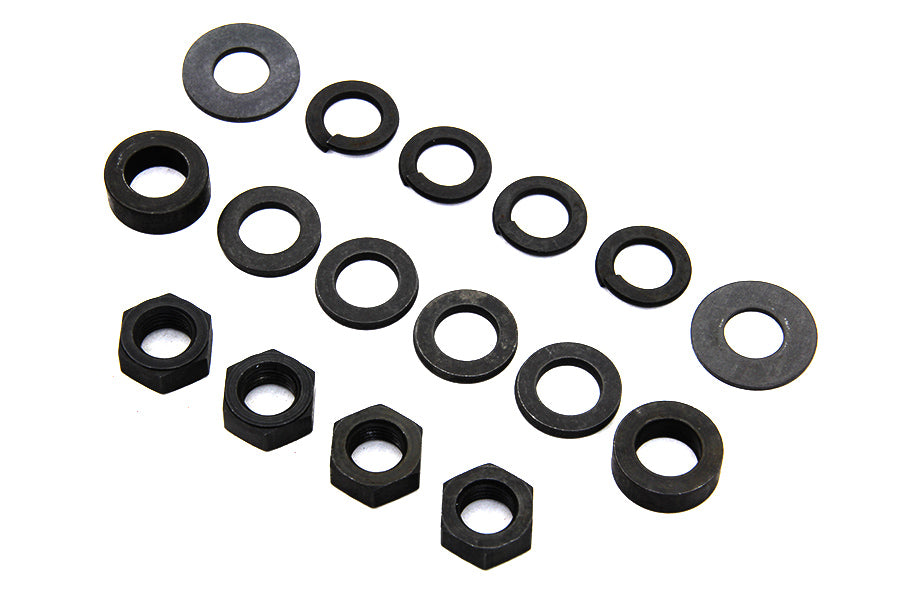 HARLEY Footboard Stud Mount Kit Parkerized Fits 1936-1940 EL,   1941-1964 FL,   1936-1940 UL,