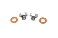 HARLEY Chrome Fork Slider Drain Screws Fits 1952-1956 K,   1957-1972 XL,   1971-1972 FX,