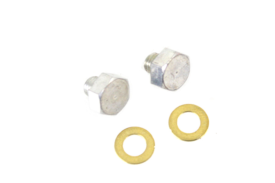 HARLEY Cadmium Fork Slider Drain Screws Fits 1952-1956 K,   1957-1972 XL,   1971-1972 FX,