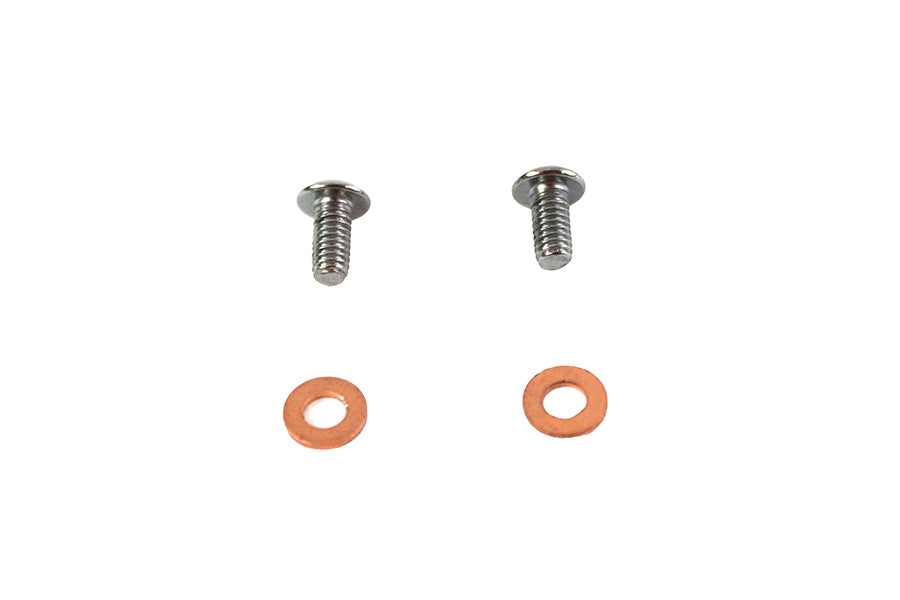 HARLEY Fork Slider Drain Screws Fits 1973-UP XL,   1973-1984 FX,   1982-1986 FXR,   1982-1986 FXR,