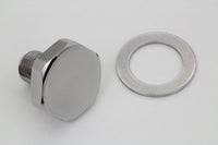 HARLEY Fork Top Tube Plug Flat Chrome Fits 1986-UP FLST,   1984-UP FXST,   1980-1986 FXWG,   1977-19
