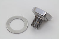 HARLEY Fork Top Tube Plug Flat Chrome Fits 1986-UP FLST,   1984-UP FXST,   1980-1986 FXWG,   1977-19