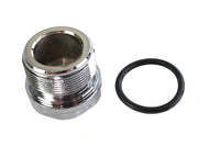 HARLEY Chrome 39mm Fork Tube Plug Dome Top Fits 1988-UP XL,   1988-1994 FXR,   1991-2017 FXD,