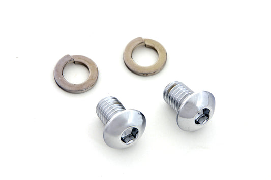 HARLEY Seat Bracket Mount Kit Chrome Fits 1984-2005 FXST,   1986-2005 FLST,