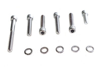 HARLEY Transmission Shifter Cover Mount Kit Chrome Fits 1998-2006 FLT,   1998-2006 FXST,   1998-2006