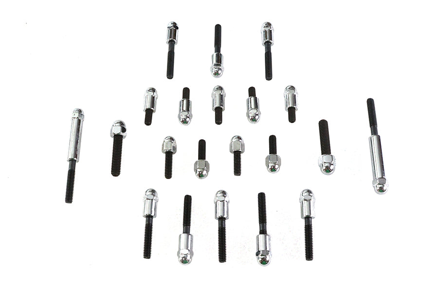 HARLEY Primary Cover Mount Kit Acorn Chrome Fits 1999-2006 FLT, TC-88