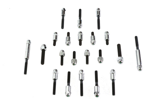 HARLEY Primary Cover Mount Kit Acorn Chrome Fits 1999-2006 FLT, TC-88