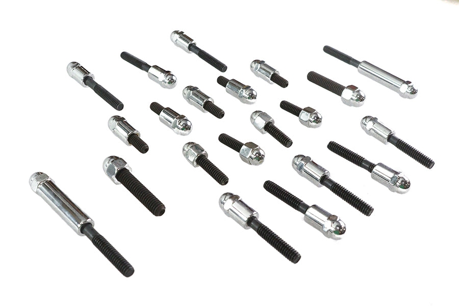 HARLEY Primary Cover Mount Kit Acorn Chrome Fits 1999-2006 FLT, TC-88