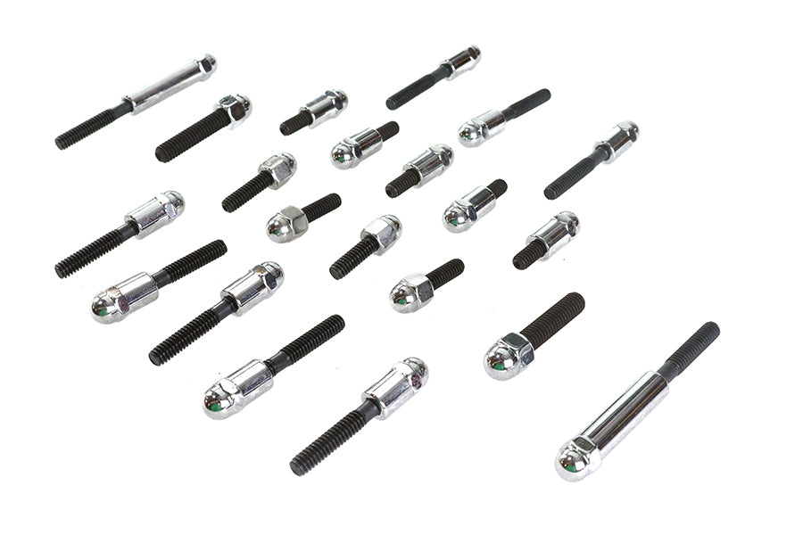 HARLEY Primary Cover Mount Kit Acorn Chrome Fits 1999-2006 FLT, TC-88