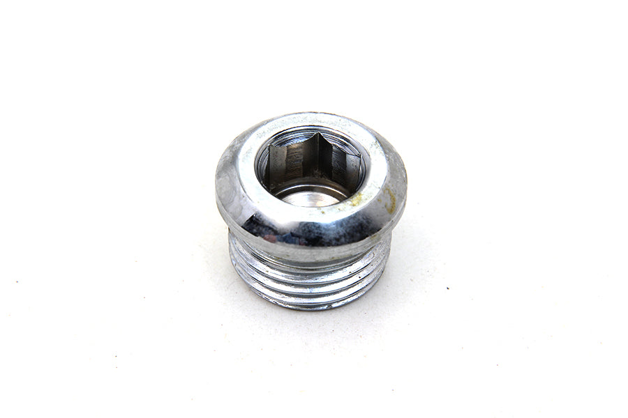 HARLEY Chrome Oversize Allen Timing Plug Fits 1936-1940 EL,   1938-1948 UL,   1941-1984 FL,   1957-1
