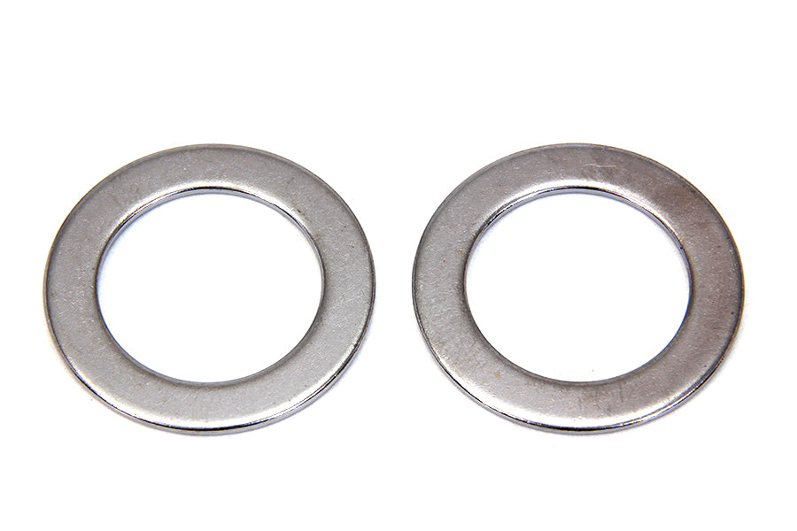 HARLEY Fork Tube Plug Chrome Washer Fits 1977-1984 FX,   1986-UP FLST,   1984-UP FXST,   1980-1986 F