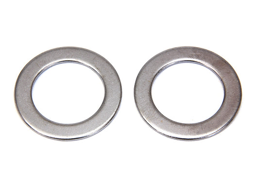 HARLEY Fork Tube Plug Chrome Washer Fits 1977-1984 FX,   1986-UP FLST,   1984-UP FXST,   1980-1986 F