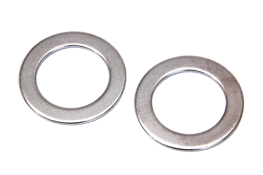 HARLEY Fork Tube Plug Chrome Washer Fits 1977-1984 FX,   1986-UP FLST,   1984-UP FXST,   1980-1986 F
