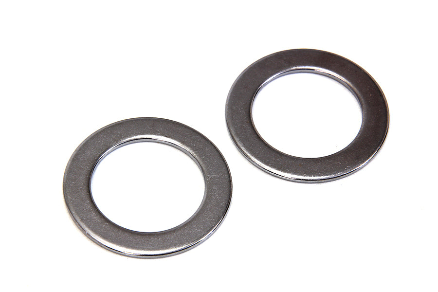 HARLEY Fork Tube Plug Chrome Washer Fits 1977-1984 FX,   1986-UP FLST,   1984-UP FXST,   1980-1986 F