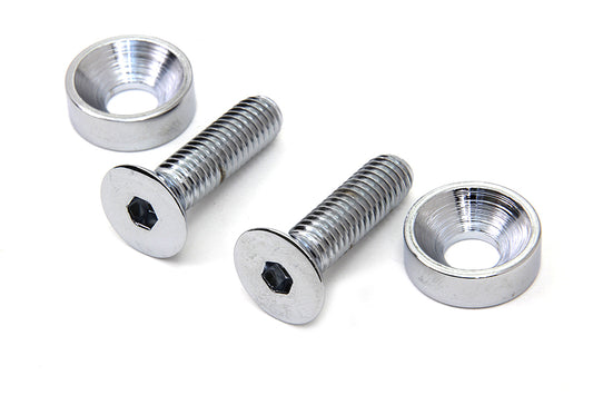 HARLEY Chrome Screw Set for Motor Mount to Cylinder Head Fits 1993-UP FXST,   1993-UP FLST,   1986-U