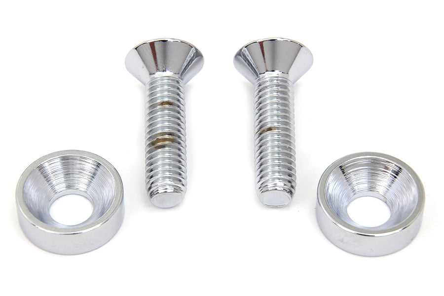 HARLEY Chrome Screw Set for Motor Mount to Cylinder Head Fits 1993-UP FXST,   1993-UP FLST,   1986-U