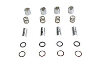 HARLEY M8 Upper Pushrod Cover Kit Chrome Fits 1999-UP FXST,   1999-UP FLST,   1999-2016 FLT,   1999-