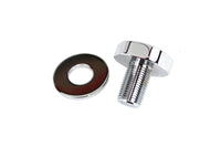 HARLEY Chrome Domed Fork Triple Tree Stem Nut Fits 1986-UP XL,   1986-1994 FXR,   1986-UP FLST,   19