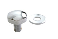 HARLEY Fork Triple Tree Stem Nut Domed Chrome Fits 1986-UP XL,   1986-1994 FXR,   1986-UP FLST,   19