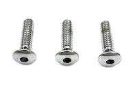 HARLEY Chrome Air Cleaner Mount Screws Fits 0-  Replacement, application for S&S covers
