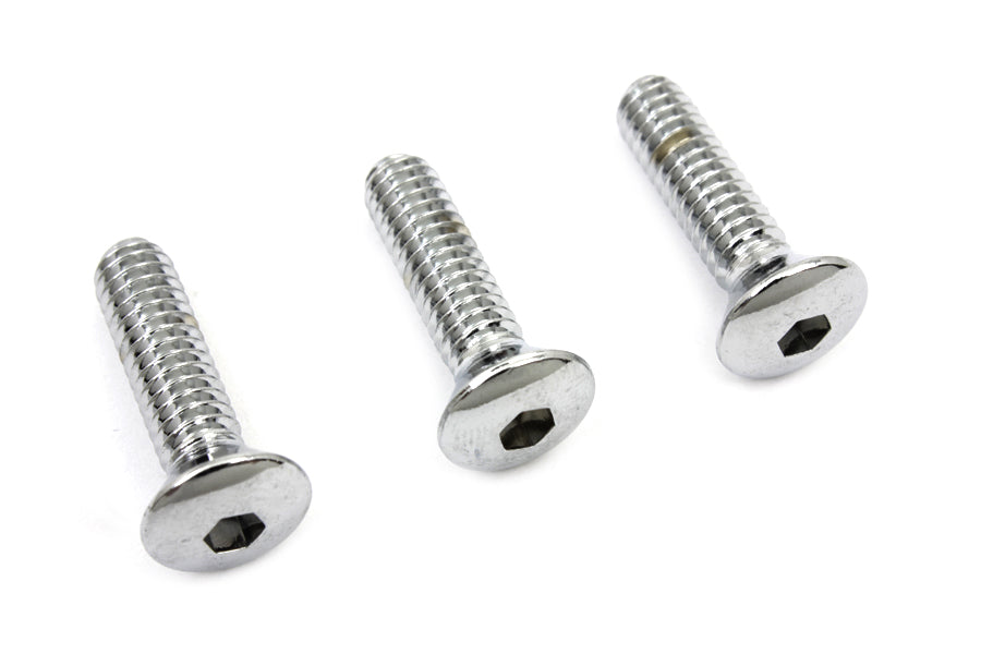 HARLEY Chrome Air Cleaner Mount Screws Fits 0-  Replacement, application for S&S covers