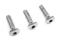 HARLEY Chrome Air Cleaner Mount Screws Fits 0-  Replacement, application for S&S covers