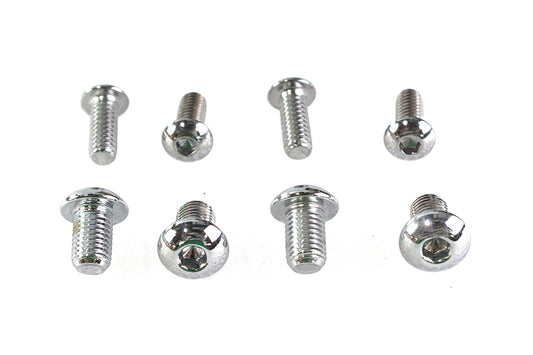 HARLEY Fork Cover Mount Kit Chrome Fits 1987-UP FLST,