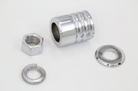 HARLEY Front Axle Spacer Kit Groove Style Chrome Fits 1997-1999 FLSTC,