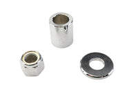 HARLEY Front Axle Spacer Kit Smooth Style Chrome Fits 1997-UP FXSTS,
