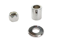 HARLEY Front Axle Spacer Kit Smooth Style Chrome Fits 1997-UP FXSTS,