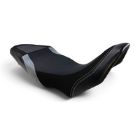 Yamaha Tenere 700 Comfort Seat Grip Top with Carbon & Suede Panels | Champ Customs Adventure Pro Standard Height