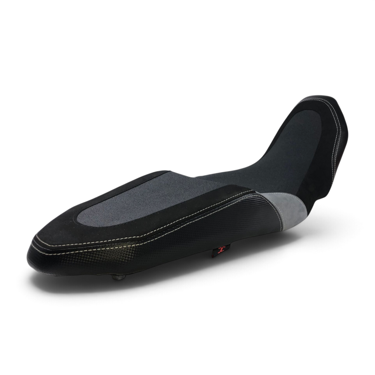 Yamaha Tenere 700 Comfort Seat Grip Top with Carbon & Suede Panels | Champ Customs Adventure Pro Standard Height