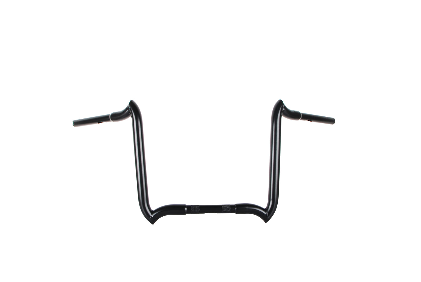 Custom Chrome HARLEY GLOSS BLACK 1 1/4" CROOKS HANDLEBARS 12"