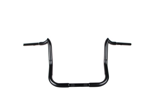 Custom Chrome HARLEY GLOSS BLACK 1 1/4" CROOKS TOURING HANDLEBAR 20"