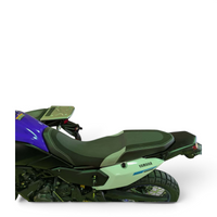 Yamaha Tenere 700 Comfort Seat Grip Top with Carbon & Suede Panels | Champ Customs Adventure Pro Standard Height