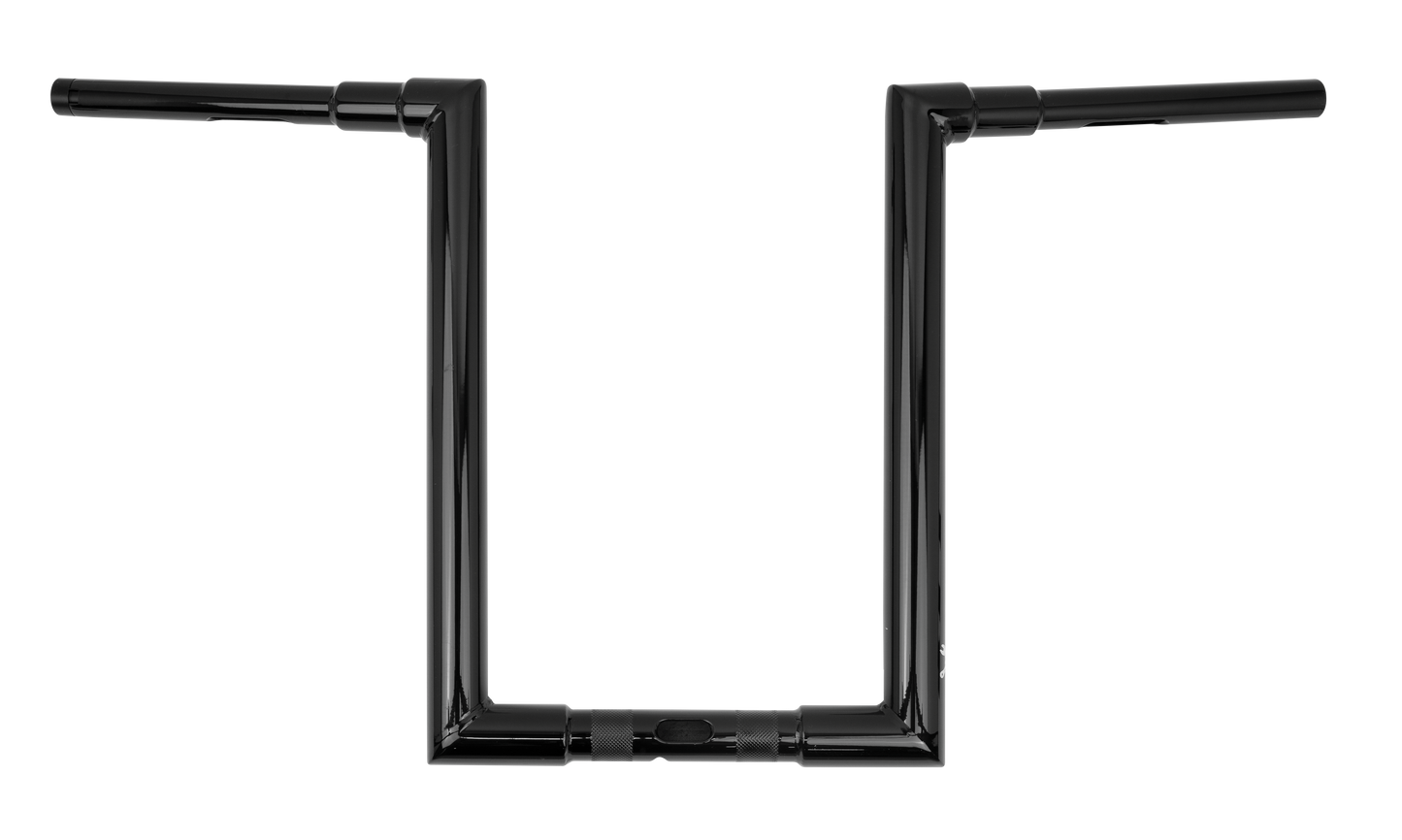 HARLEY BURLY BRAND JASON 16" BAR 1.25" TBW BLACK  B12-6092B