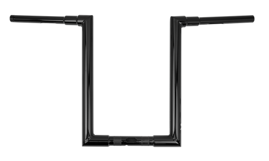 HARLEY BURLY BRAND JASON 16" BAR 1.25" TBW BLACK  B12-6092B