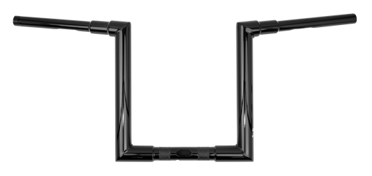 HARLEY BURLY BRAND JASON 12" BAR 1.25" TBW BLACK  B12-6090B