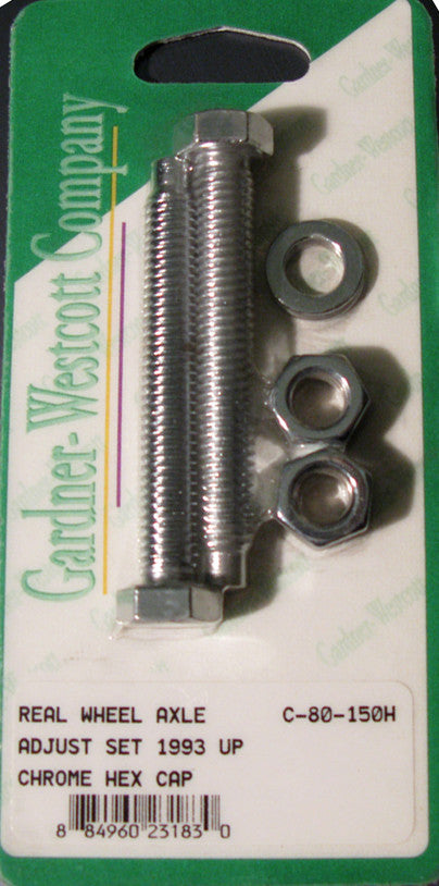 HARLEY GARDNERWESTCOTT REAR WHEEL ADJUSTMENT BOLTS 93-07 SOFTAIL MODELS REAR  C-80-150H