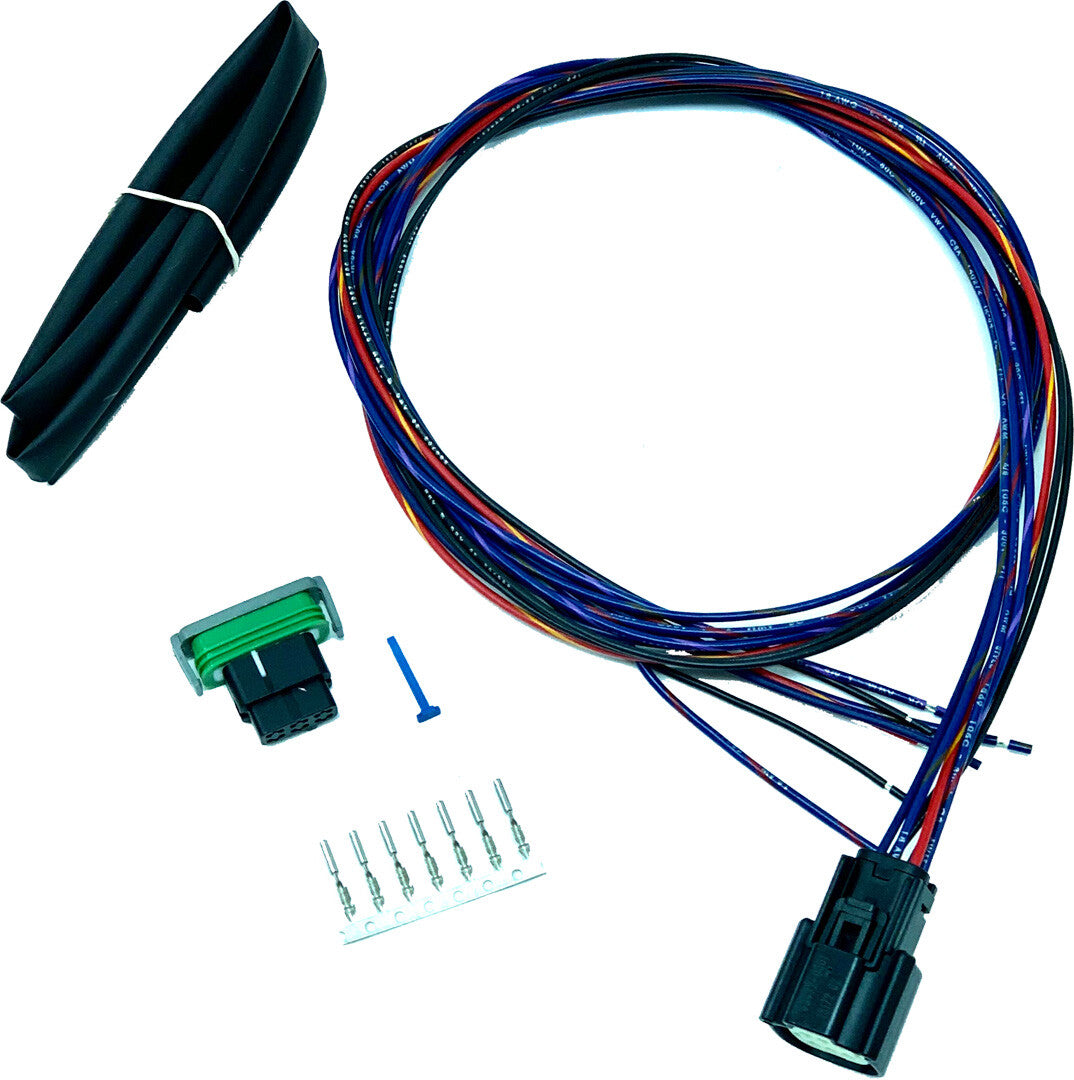 HARLEY NAMZ CUSTOM CYCLE REAR FENDER HRNSS 6-PIN MOLEX W/12-PIN FNDR FASCIA CONN INC  NRFH-03