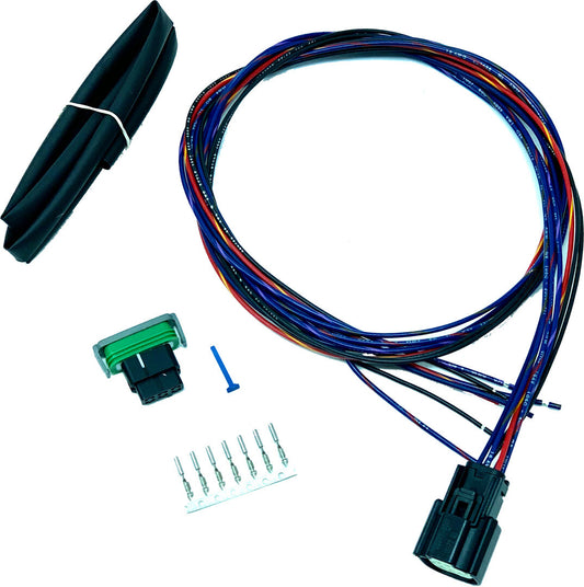 HARLEY NAMZ CUSTOM CYCLE REAR FENDER HRNSS 6-PIN MOLEX W/12-PIN FNDR FASCIA CONN INC  NRFH-03
