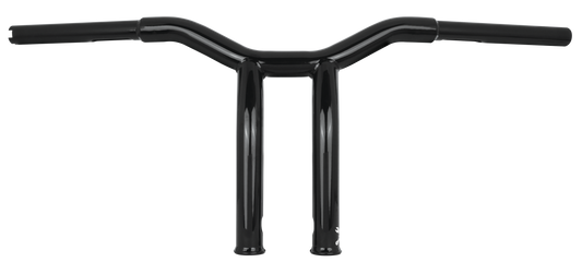 HARLEY BURLY BRAND DOMINATOR RAKED BAR 10" 1.25" GLOSS BLACK  B12-6051B