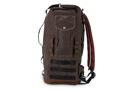 HARLEY BURLY BRAND SISSY BAR BAG DARK OAK  B15-1013D