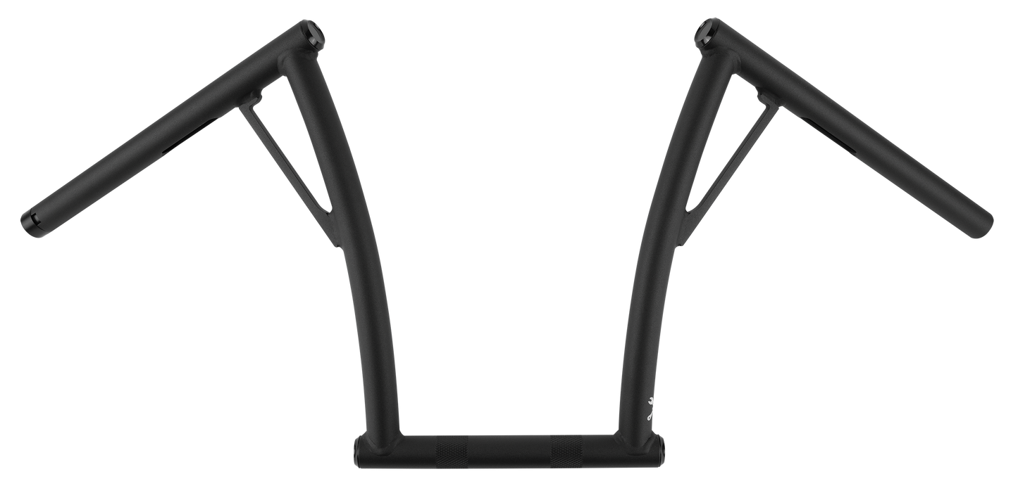 HARLEY BURLY BRAND VIEJO 12" BAR 1" MATTE BLACK  B12-7009TB
