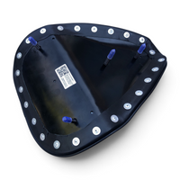 Thin High Back Seat Genuine Leather Harley Yamaha Chopper Bobber Honda Triumph
